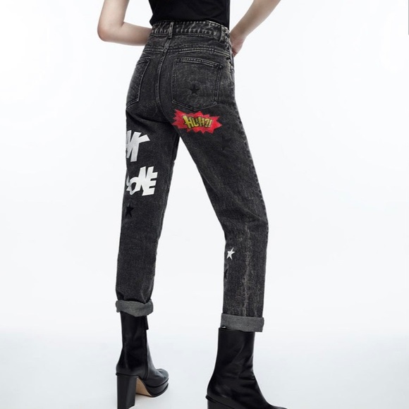 Zara Wonder Woman Jeans - Picture 2 of 7